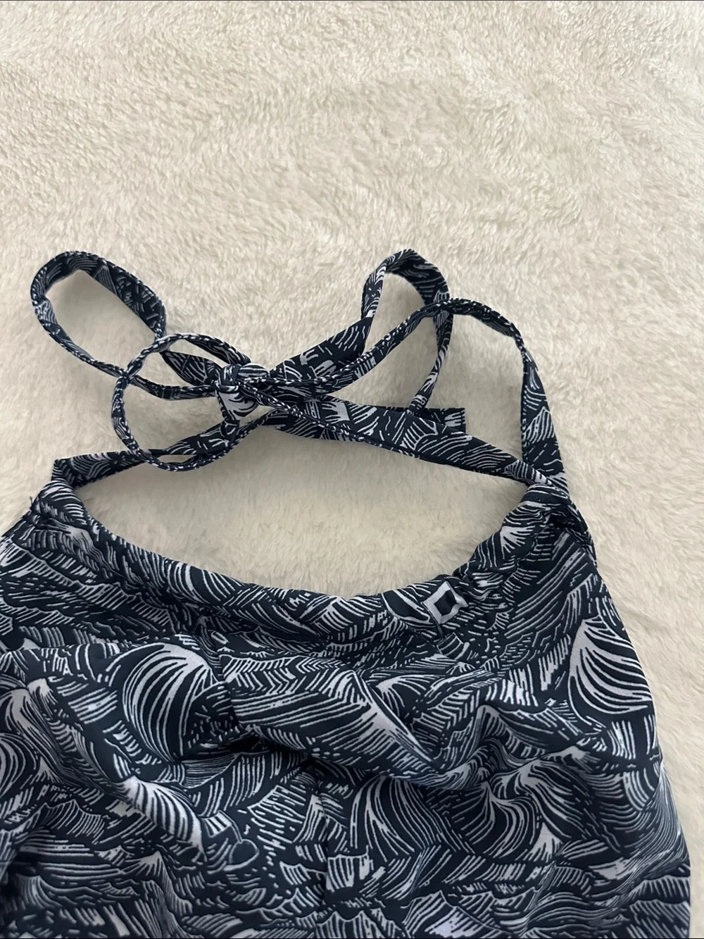 Columbia Patterned Halter Dress